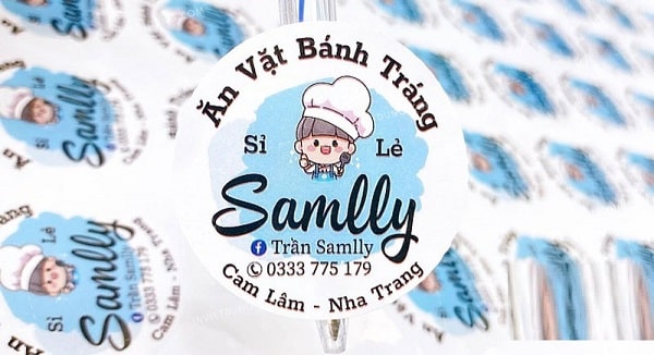 Mẫu tem bánh tráng trộn - 1