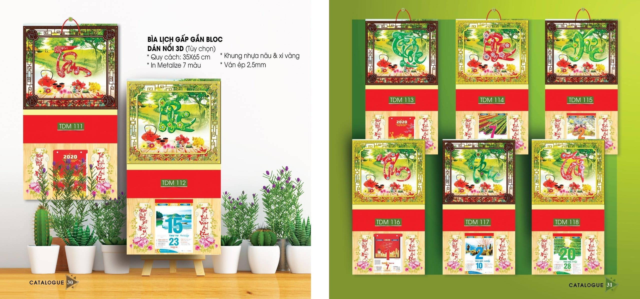 IN LỊCH TẾT 2023 84 in lịch Tết 2023 bìa gấp