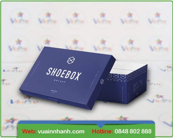 IN HỘP GIẤY ĐỰNG GIÀY 49 In hộp giấy đựng giày giá rẻ