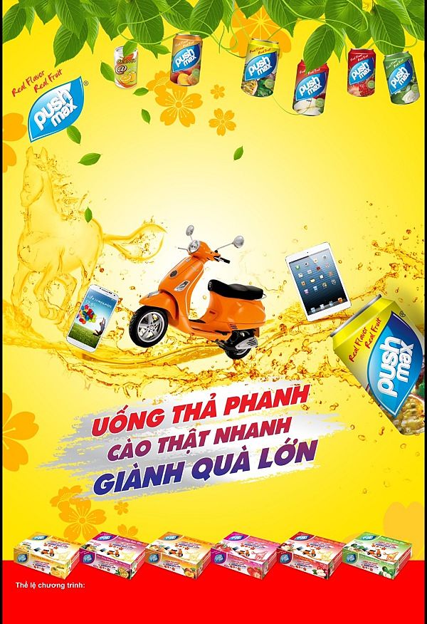 in poster quảng cáo