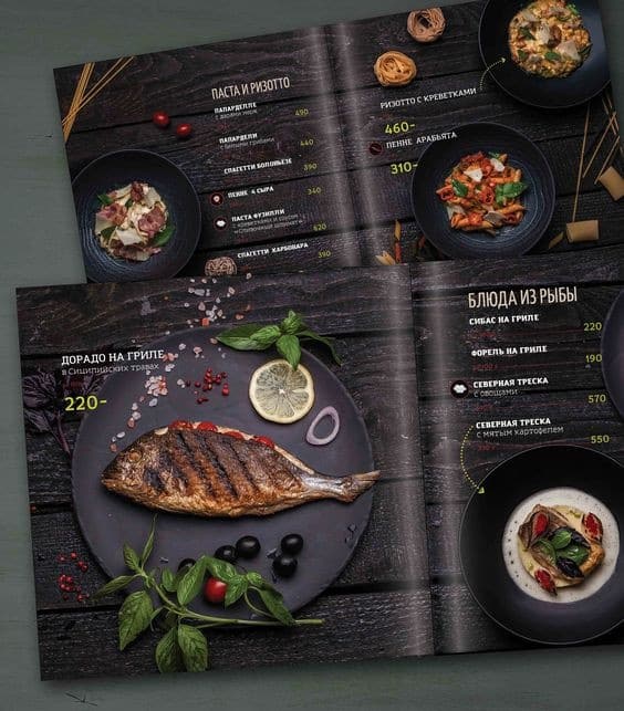 in menu hải sản giá rẻ