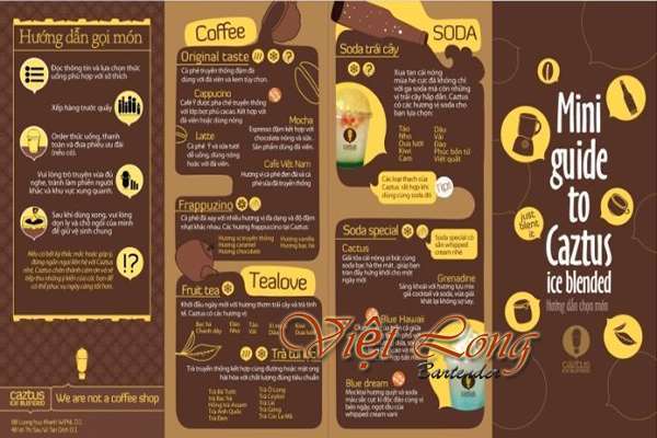 mẫu menu cafe tại tphcm