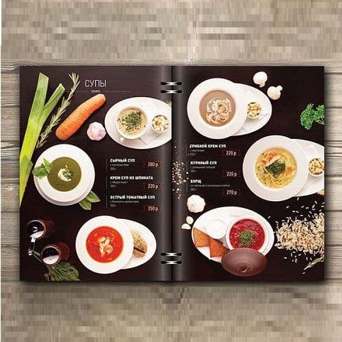 Mẫu menu có thiết kế đẹp - Mẫu 21