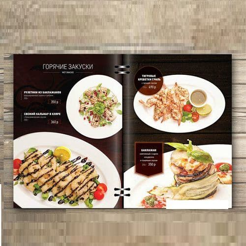 Mẫu menu có thiết kế đẹp - Mẫu 30