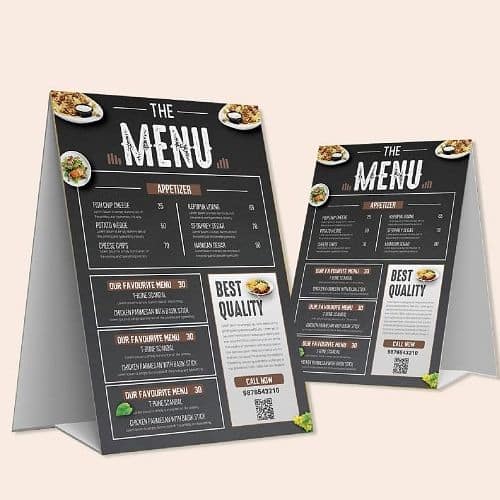 Mẫu menu có thiết kế đẹp - Mẫu 11