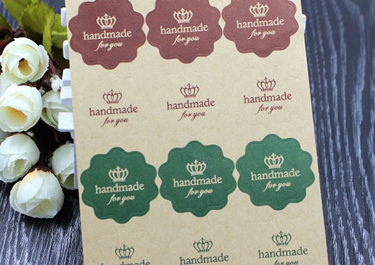 in decal giấy kraft đẹp