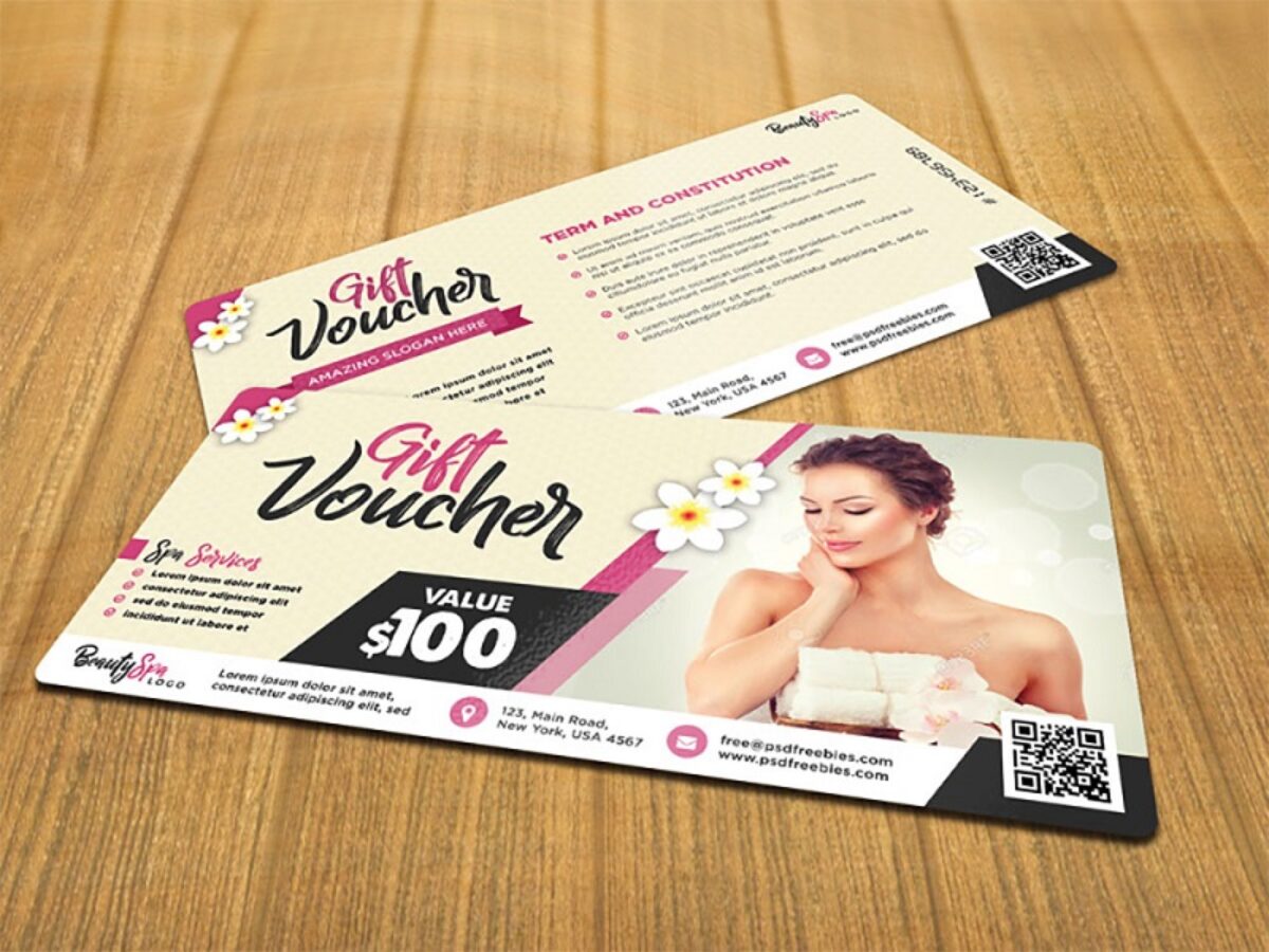 30+ Mẫu Voucher Spa Thiết Kế Sang Trọng, Đẳng Cấp