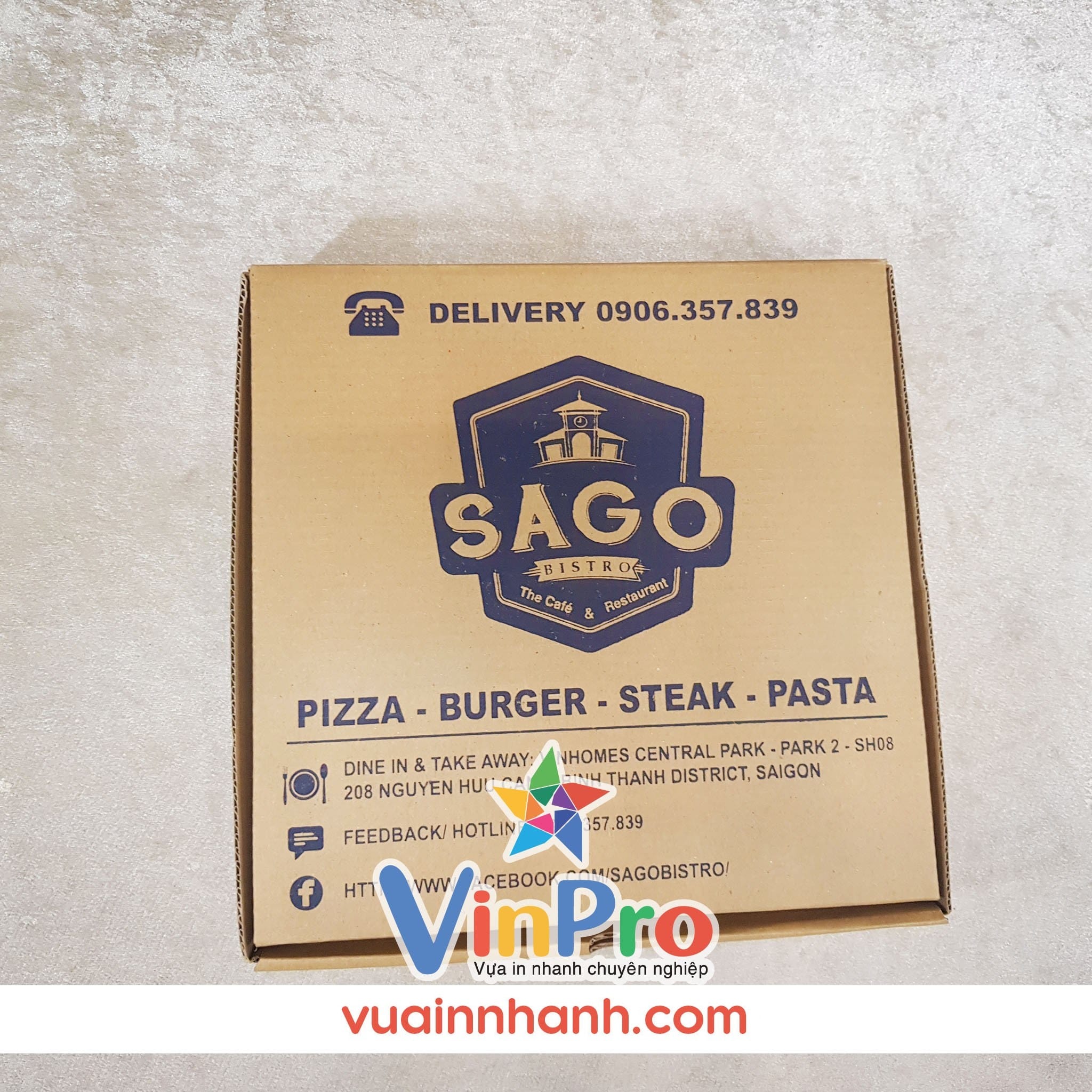 Mẫu hộp pizza số 4