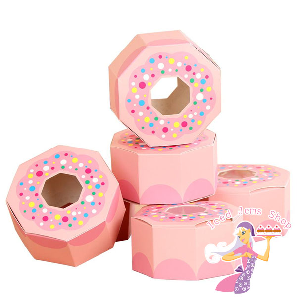 Mẫu Hộp giấy đựng bánh donut - 6