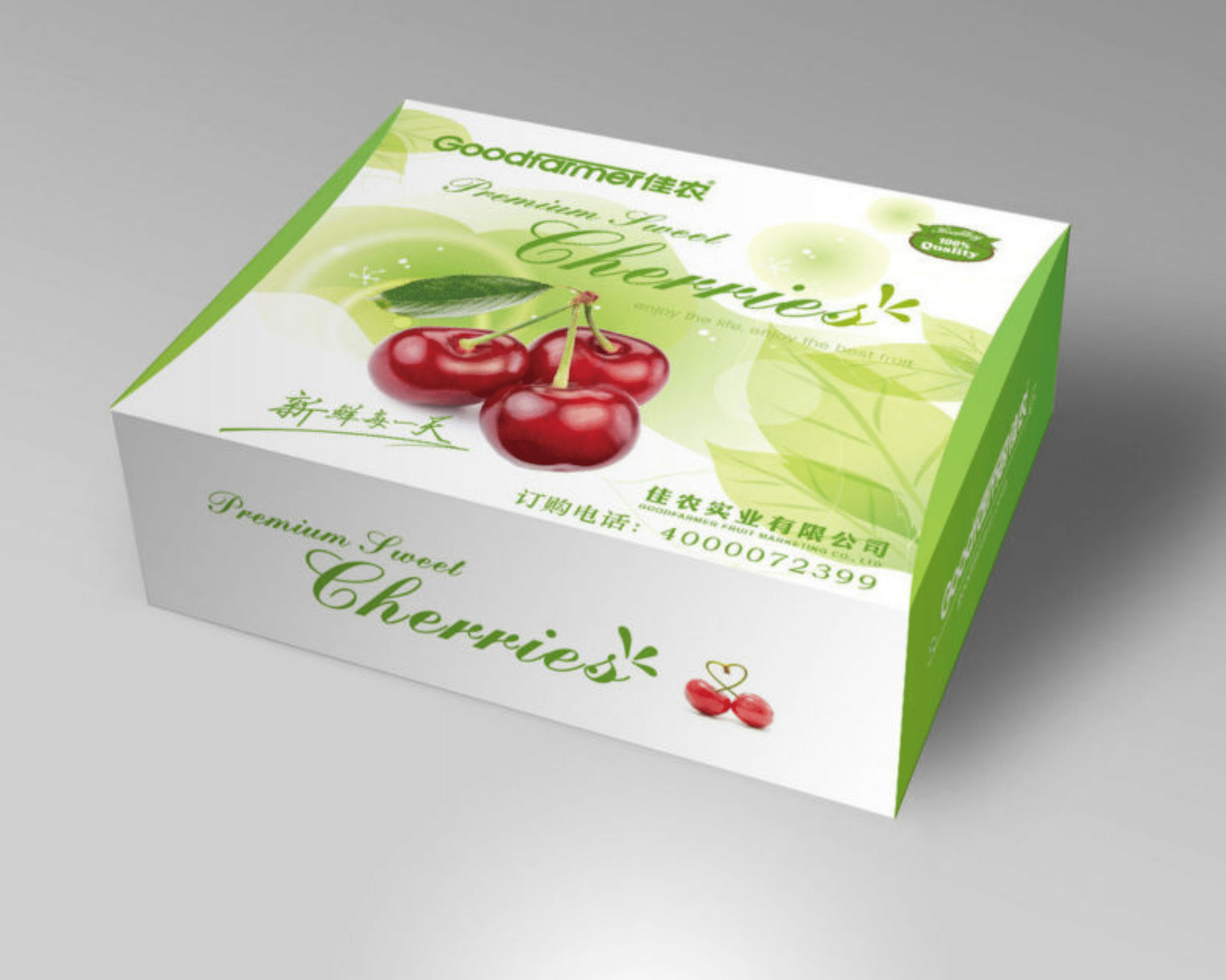 Mẫu hộp giấy đựng cherry đẹp - 1