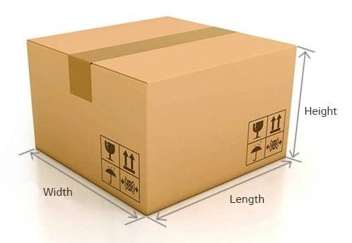 Các kích thước thùng carton tiêu chuẩn