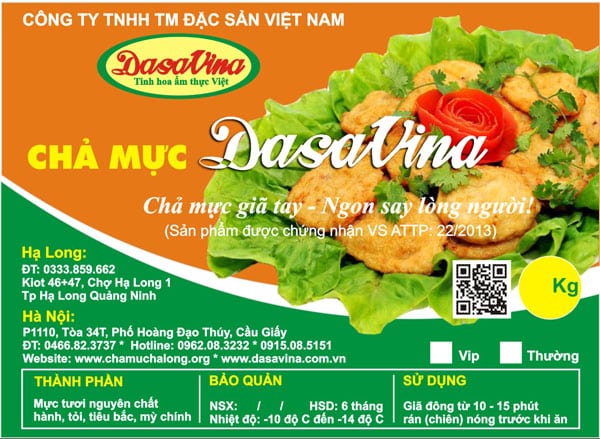 Mẫu tem nhãn chả cá đẹp - 2