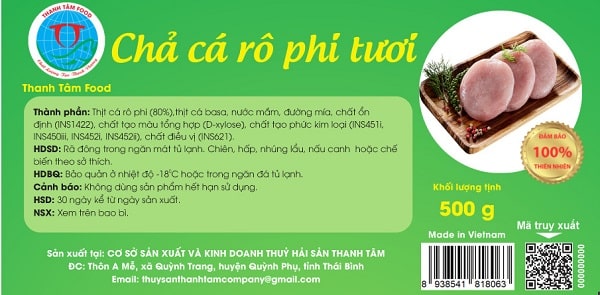 Mẫu tem nhãn chả cá đẹp - 3