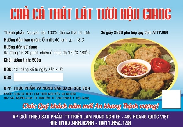 In tem chả cá dán sản phẩm có lợi ích gì?