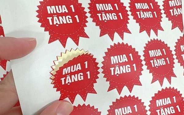 Mẫu tem khuyến mãi - 6