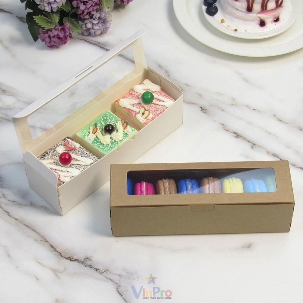 In Hộp Giấy Đựng Bánh Macaron 24