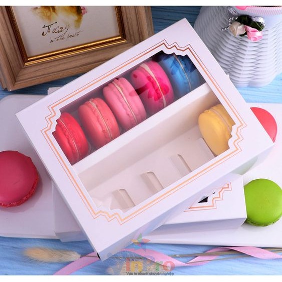 Sản Xuất Hộp Giấy Đựng Bánh Macaron Đẹp, Giá Rẻ, Free Thiết Kế Mẫu 52