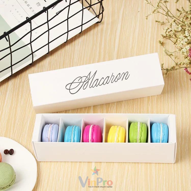 In Hộp Giấy Đựng Bánh Macaron 40