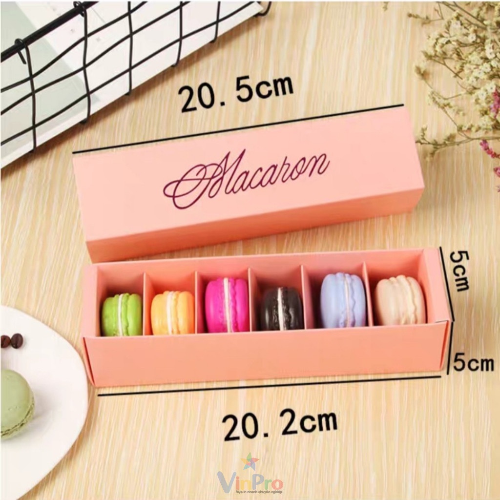 In Hộp Giấy Đựng Bánh Macaron 42