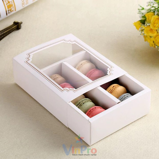 In Hộp Giấy Đựng Bánh Macaron 17