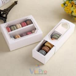 hộp giấy đựng bánh macaron