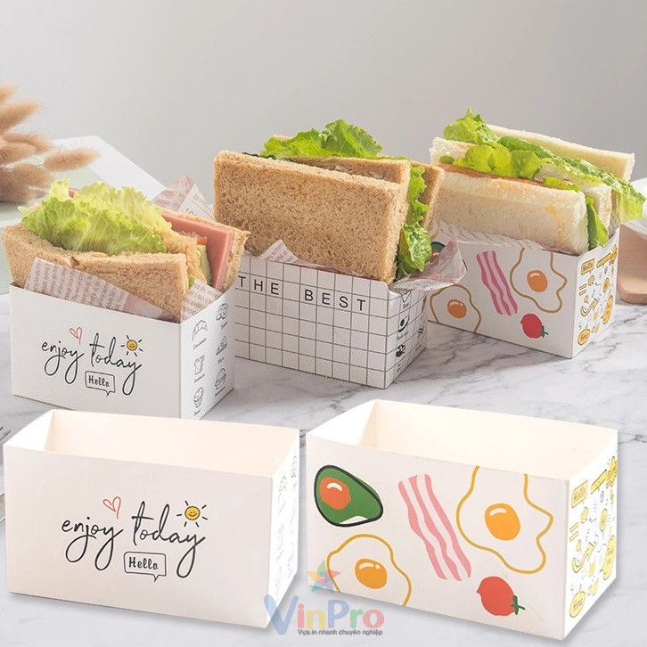 hộp giấy đựng bánh mì - 10