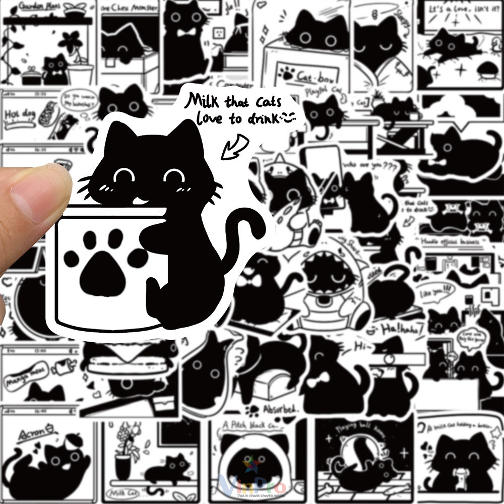 sticker mèo cute - 42