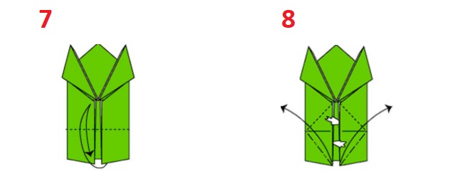 cách gấp con ếch bằng giấy