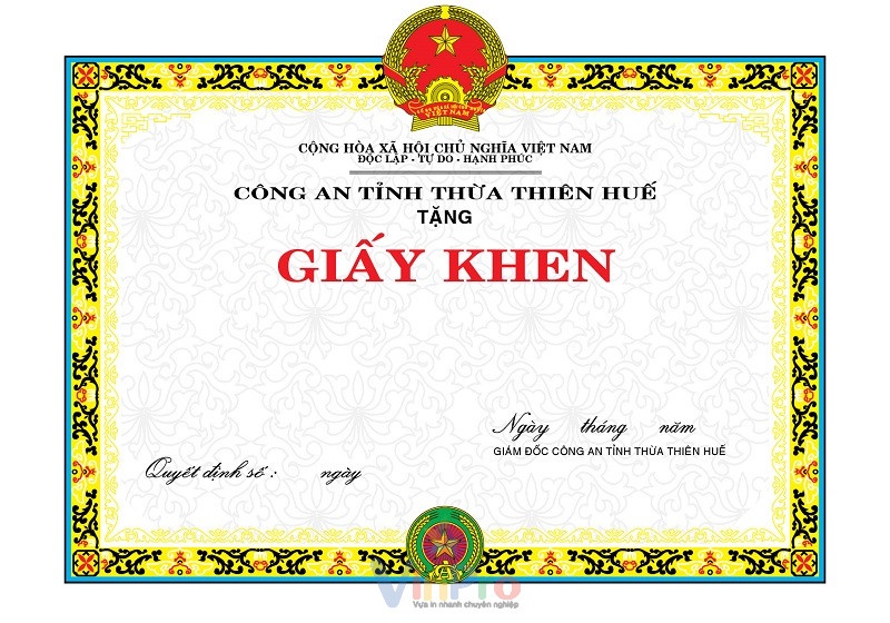 mẫu giấy khen - 11