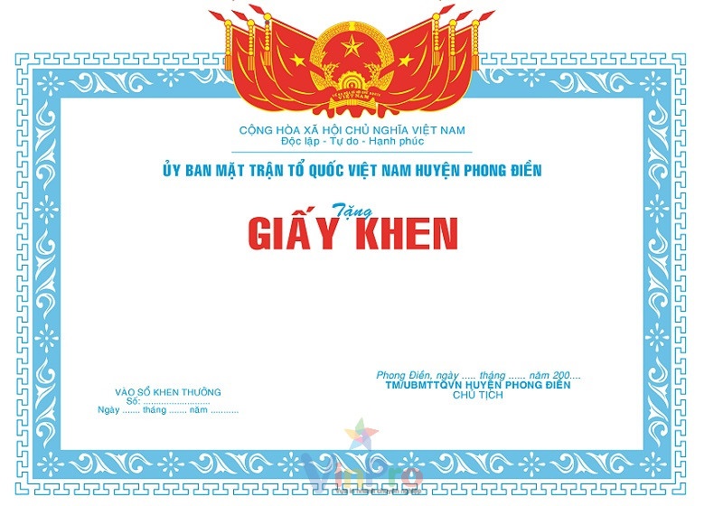 mẫu bằng khen - 23