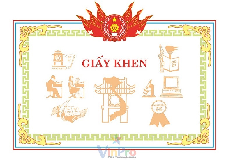 mẫu giấy khen - 6