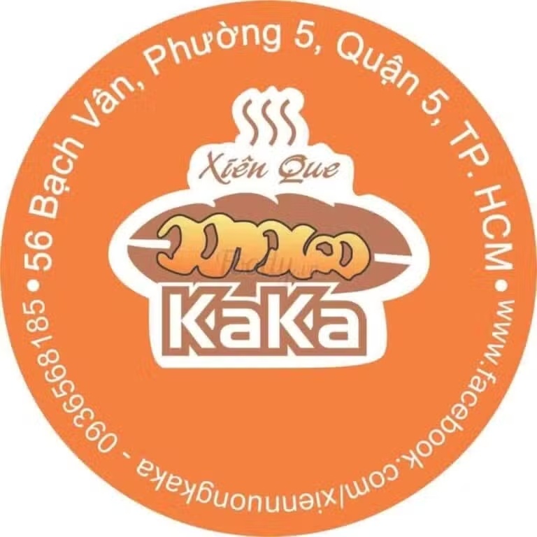 Logo quán ăn vặt hình tròn