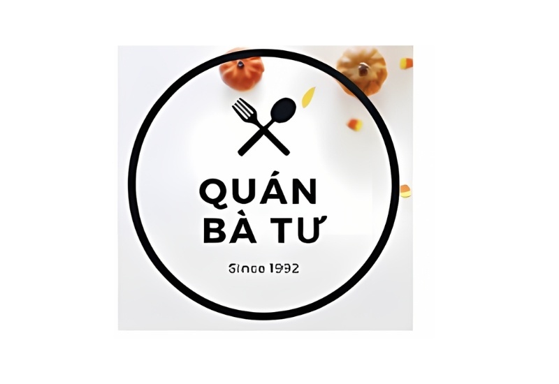 Logo quán ăn vặt dễ thương hình đồ vật