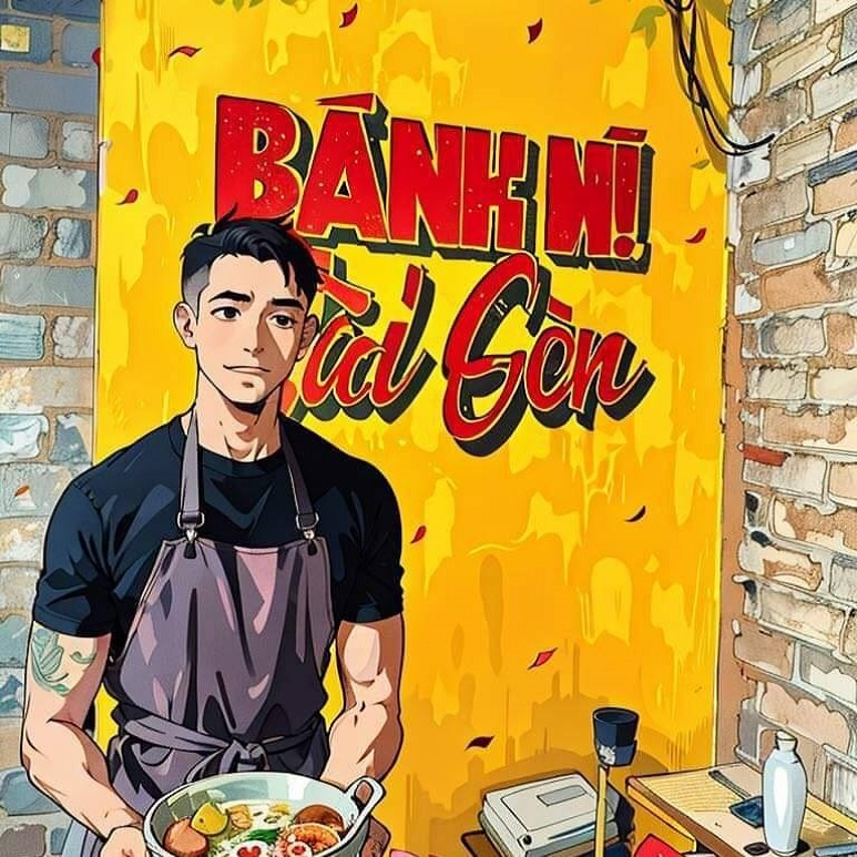 Logo bành mì chảo