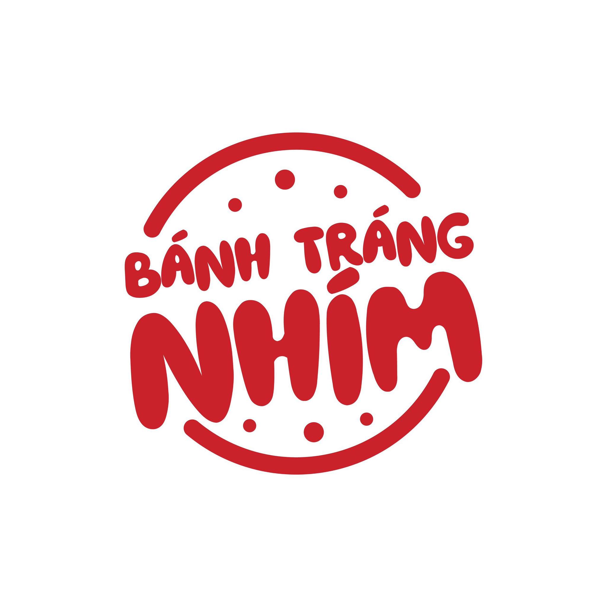 Logo bánh tráng dạng chữ