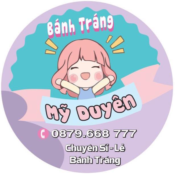 Logo bánh tráng trộn dạng chữ