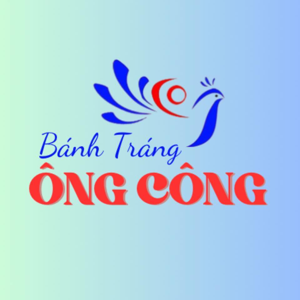 Logo bánh tráng hình và chữ