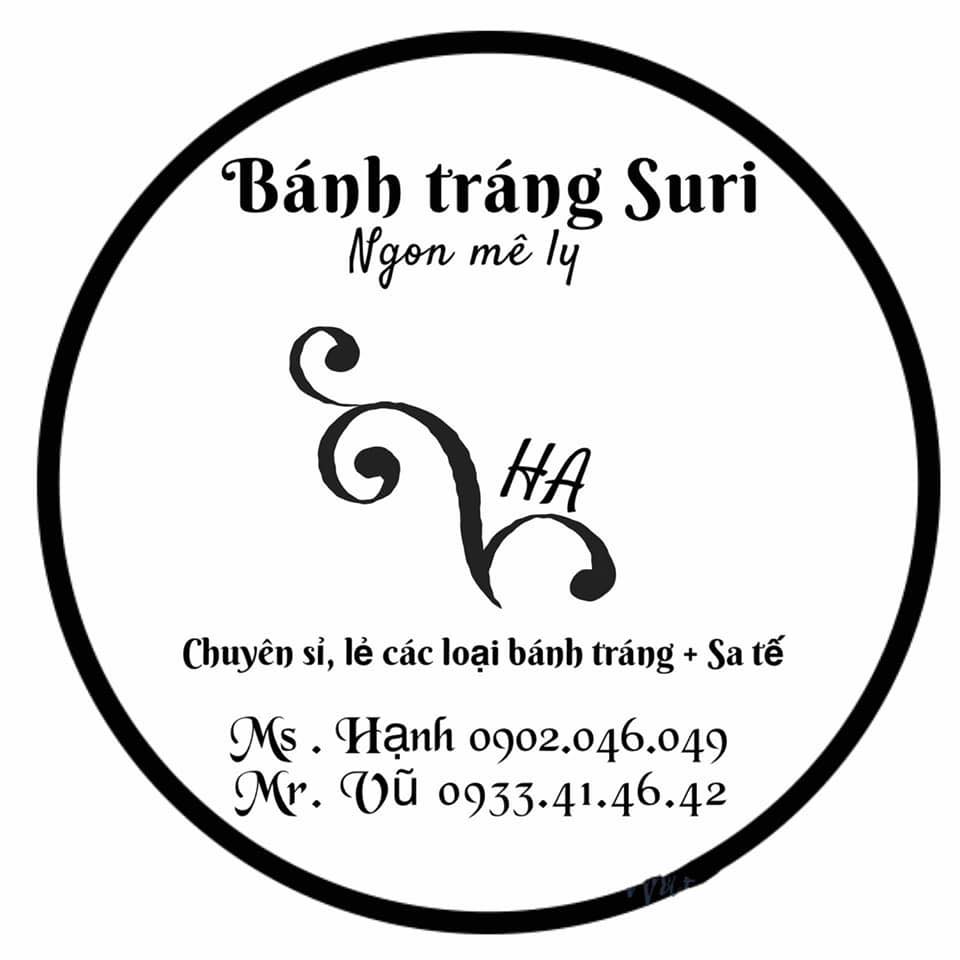 Logo bánh tráng hình và chữ