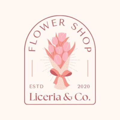 logo shop hoa tươi đẹp