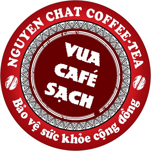 Mẫu logo cà phê nguyên chất - 6