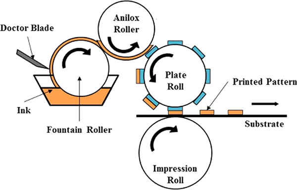 Nguyên lý hoạt động của kỹ thuật in flexo