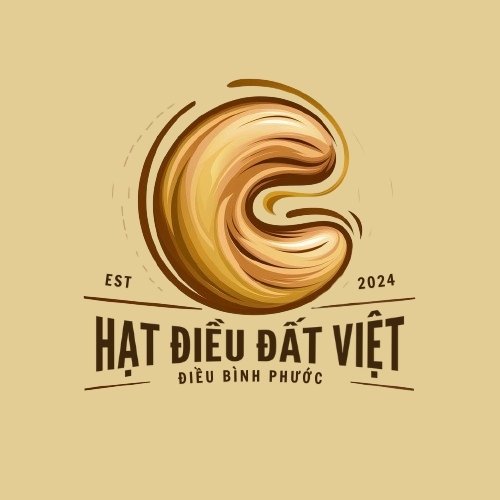 Mẫu logo hạt điều dạng hình vẽ - 4