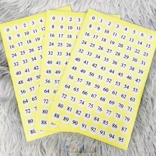 decal số thứ tự