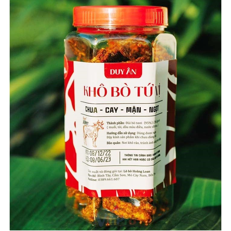 Những thông tin quan trọng cần có trên tem khô bò