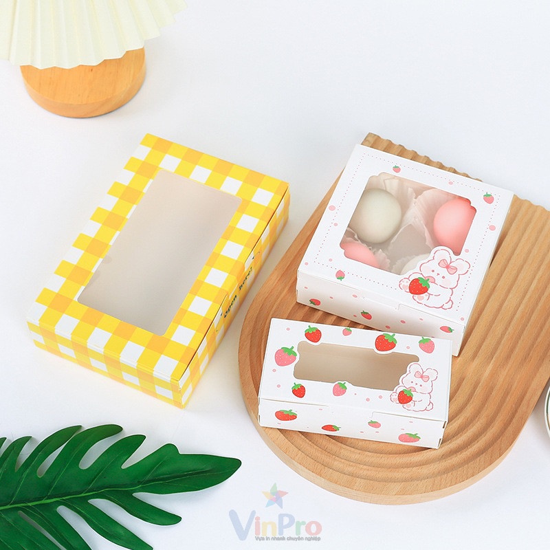 Hộp đựng bánh cupcake bằng giấy Ivory, nhiều kích cỡ