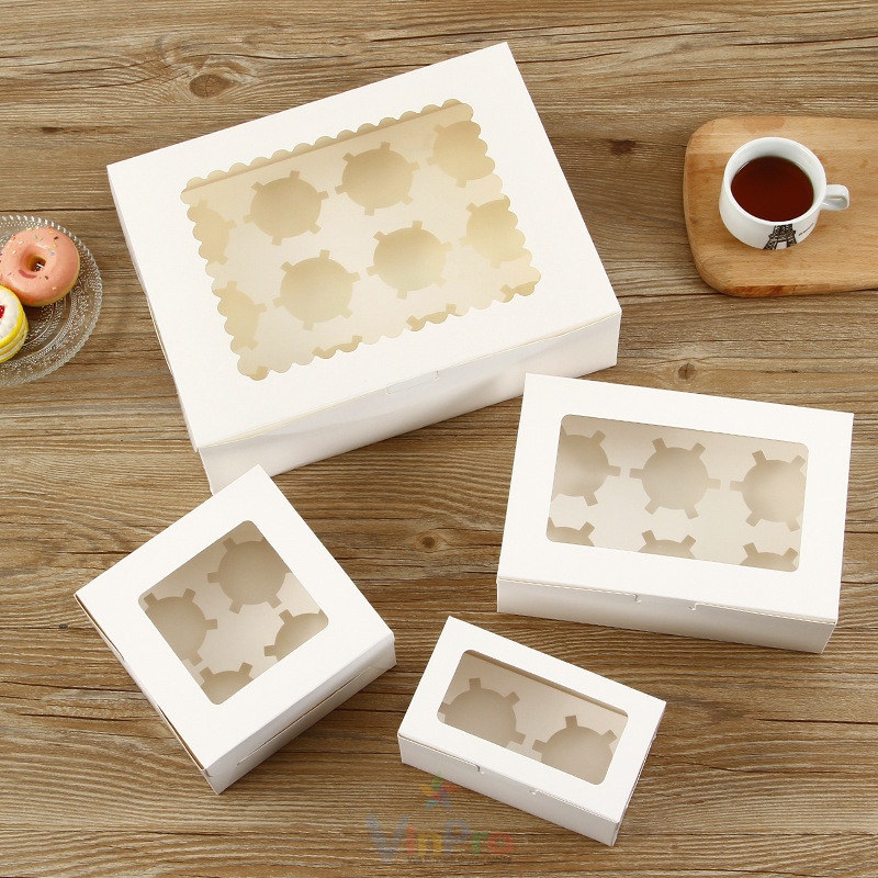 Đặc điểm của hộp giấy đựng bánh cupcake