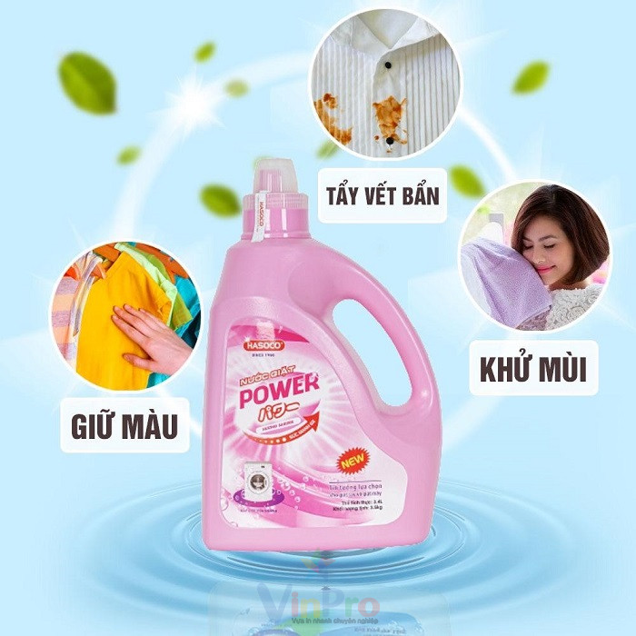 Đặc điểm của tem nước giặt