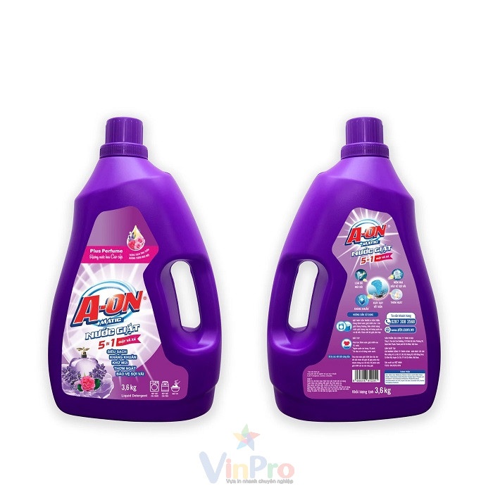 Mẫu tem dán nước giặt kiểu dáng độc đáo